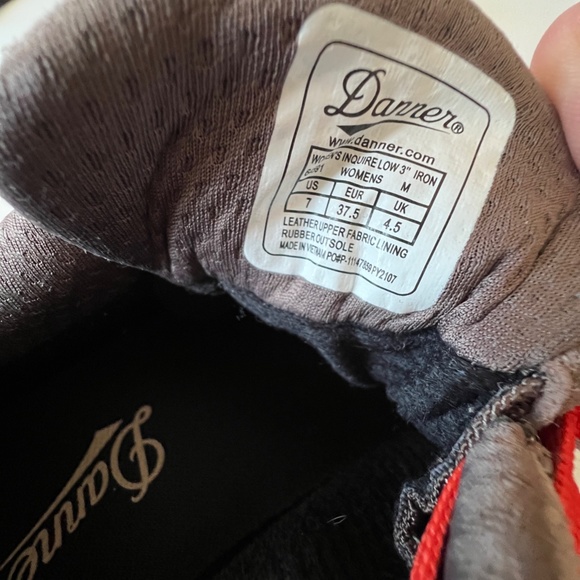 Danner  Women's Inquire Low Waterproof Lace-Up Suede Trail Shoes Size 7M - Picture 11 of 11